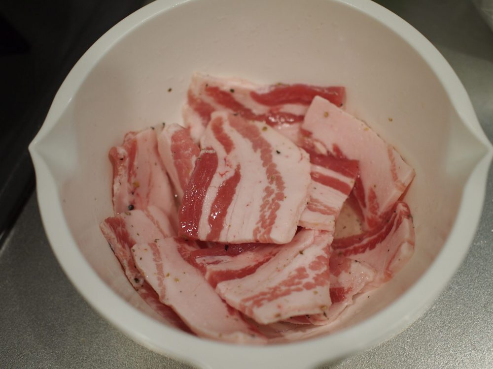 豚バラの塩コショウ焼き 作り方 