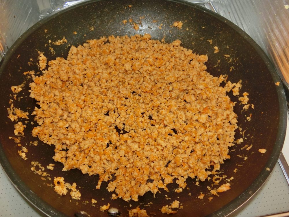 にんじん鶏そぼろご飯 作り方