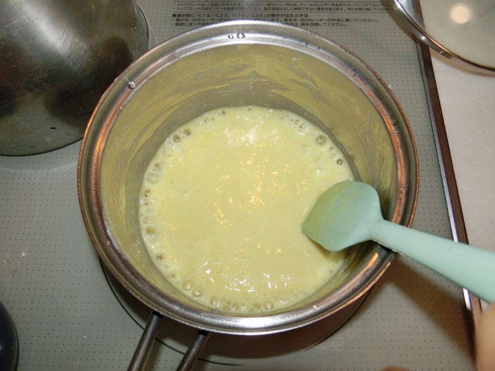 バニラアイス  レアチーズケーキ 作り方
