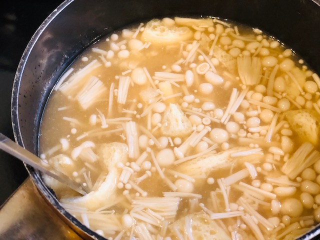 えのき 味噌汁 作り方